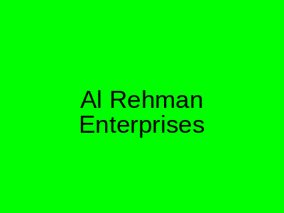 Al Rehman Enterprises Sohrab Katrak Road Karachi