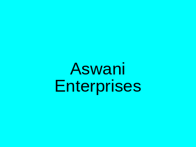 Aswani Enterprises Sohrab Katrak Road Karachi