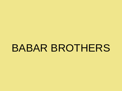 Babar Brothers Shahrah-e-Iraq Karachi