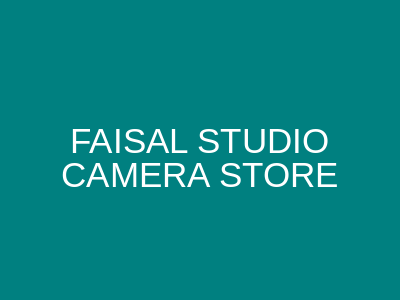 Faisal Studio & Camera Store Azam Town Sialkot