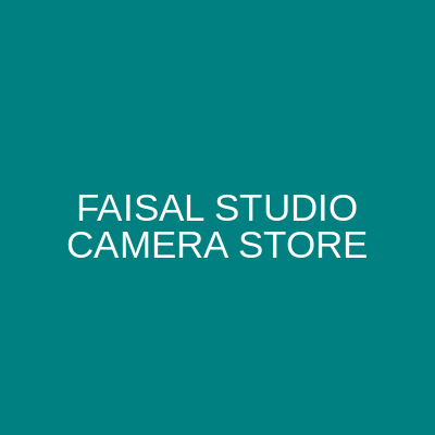 Faisal Studio & Camera Store Azam Town Sialkot