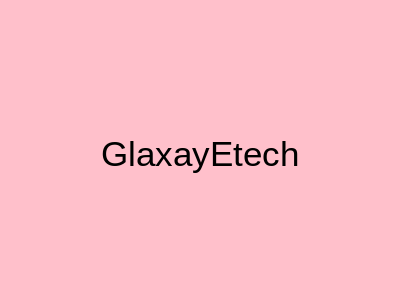 Galaxy E-Tech G1 Market Lahore