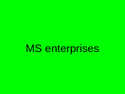 MS Enterprises Bakhtawar Market Karachi