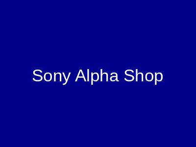 Sony Alpha Shop Artillery Maidan Karachi