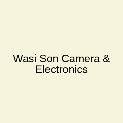 Wasi Son Camera & Electronics Abdullah Haroon Road Karachi